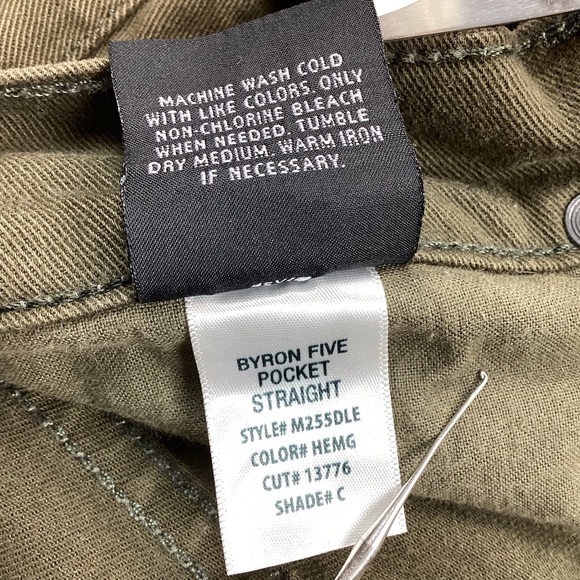 HUDSON Bryon 5 Pocket Straight Jeans Buttonfly Brown - Picture 12 of 12